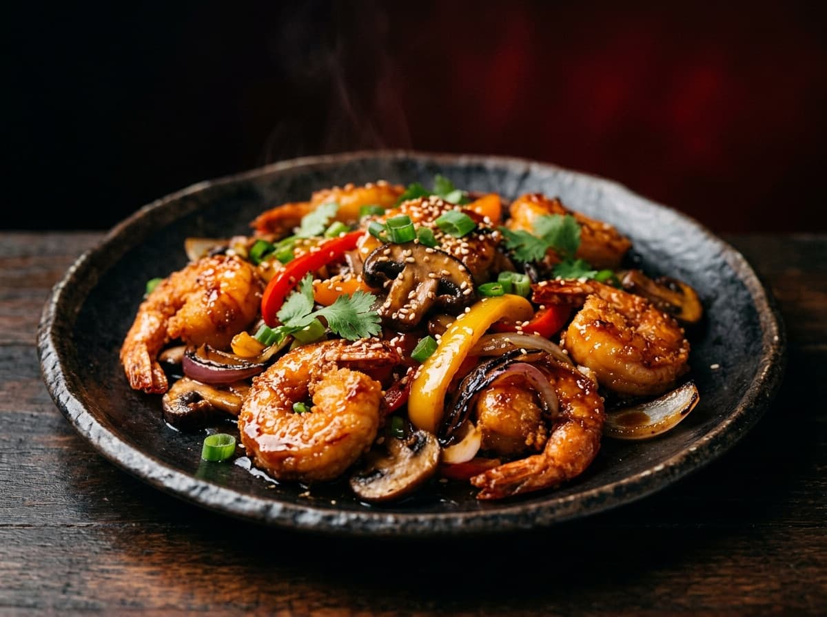 Shrimp with Teriyaki Sauce