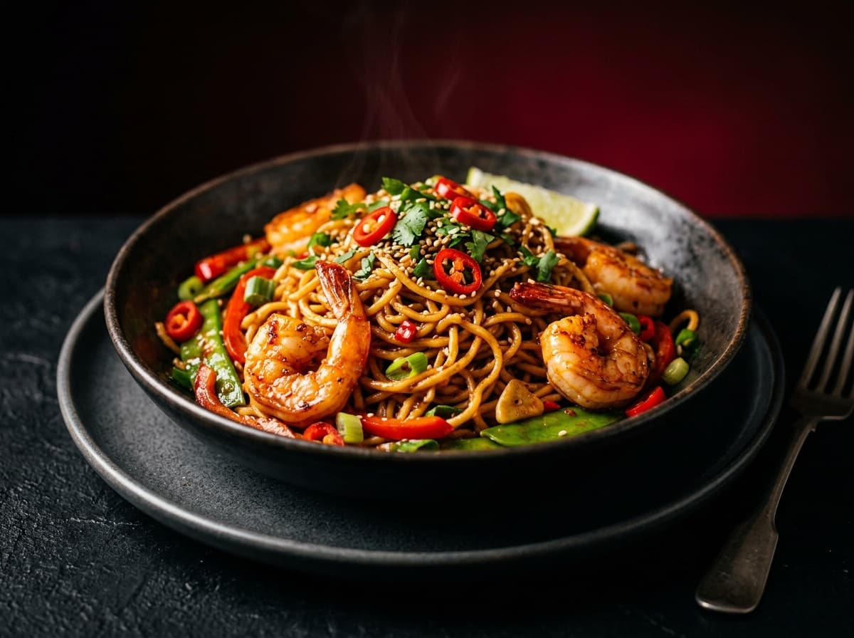 Spicy Shrimp Noodles
